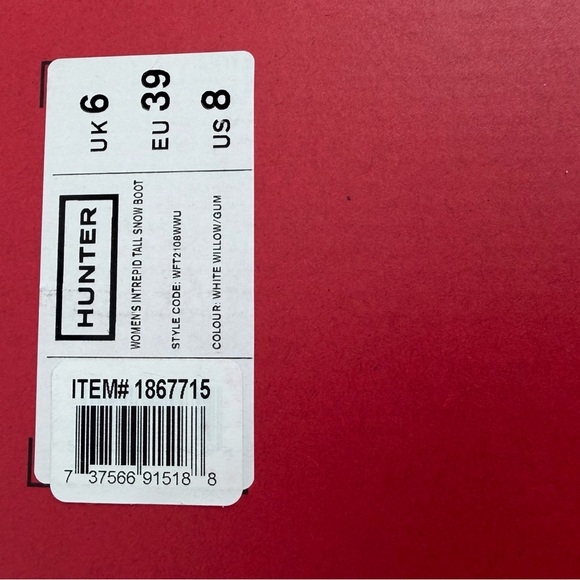 ❤️Hunter Women's Intrepid Tall
Snow Boots, Size 8 New in box with card - Picture 10 of 15